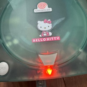 SEGA Dreamcast Console HKT-3000 Sanrio Hello Kitty Skeleton Blue USED Japan F/S