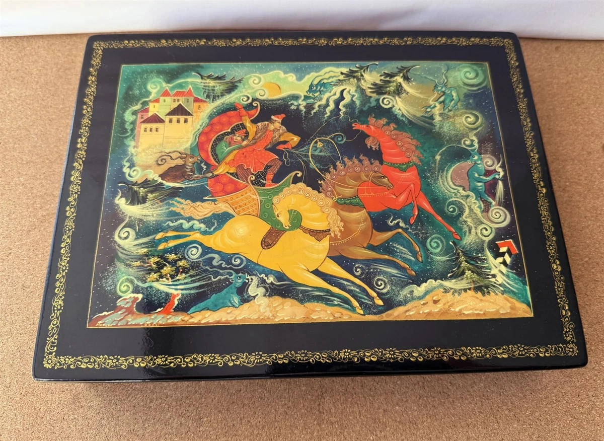 Russian Lacquer Box for sale | eBay