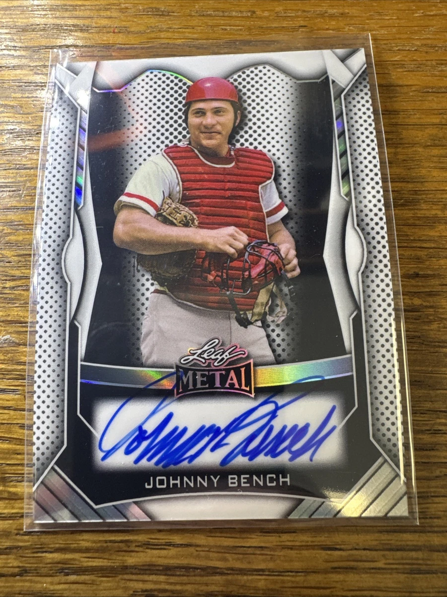 Johnny Bench Autographed Baseball Cards for sale | eBay