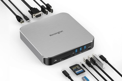 Kensington AD220S3 Dual Display Dock for MacBook M1/M2/M3/M4 85w Thunderbolt 4