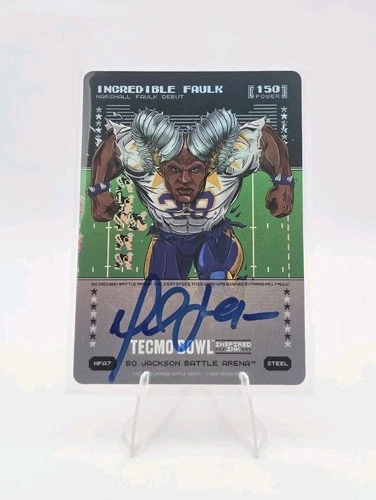 Bo Jackson Battle Arena Tecmo Bowl Incredible Faulk (Marshall Faulk) Steel Auto