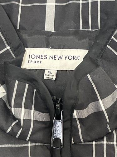 Jones New York Sport Steppweste Gr. XL schwarz/weiß kariert - Bild 5 von 10
