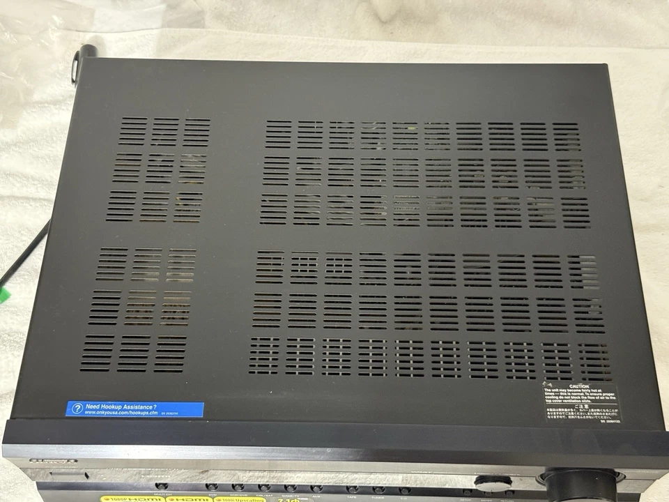 Onkyo TX-SR606 HDMI 7.1 Channel AV Stereo Receiver  * No Remote * - Image 2 of 4