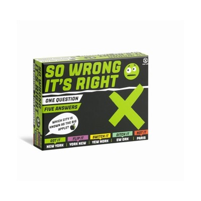 Format Games Board Game So Wrong It's Right Box EX/NM