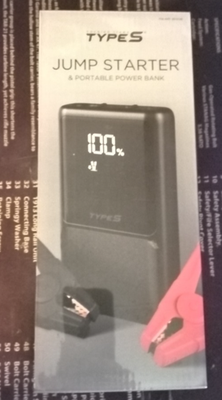 TYPE S Portable Jump Starter & Power Bank with Emergency Flood Light 8600  mAh | eBay
