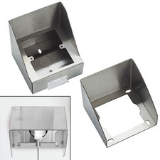 Waterproof Cover for Outdoor Electrical Socket Panels Stainless Steel Material