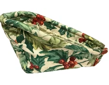 Longaberger CILANTRO Basket Holly and Berries Liner