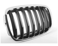 Gitter Grill Vorne Links BMW X6 E71 2012-2014 Verchromt/Grau