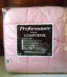 Vintage NEW "Springs" Queen Comforter Reversible: English Rose/Ivory Made is USA