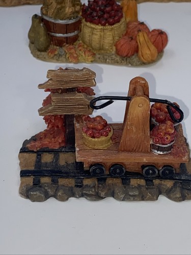 🍂VINTAGE RITE AID🍁 FALL 🍁AUTUMN🍁 HARVEST 🍁THANKSGIVING VILLAGE FIGURES~8 - Picture 9 of 11