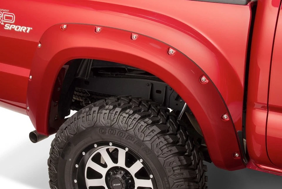 For Toyota Tacoma 12-15 Bushwacker Pocket Style Matte Black Rear Fender Flares Foto 2 de 4