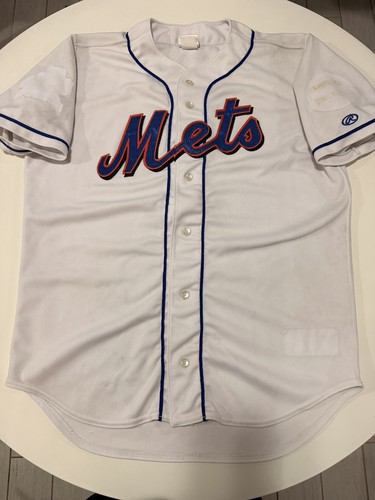READ!!!!! Rawlings New York Mets  jersey size 48 XL home pinstripe