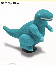 3D T Rex Dinosaur With Scales Authentic Jibbitz Shoe Charm for Crocs