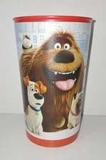 The Secret Life of Pets Plastic Favor Cup 16 Oz Movie Max Duke BPA Free Plastic 