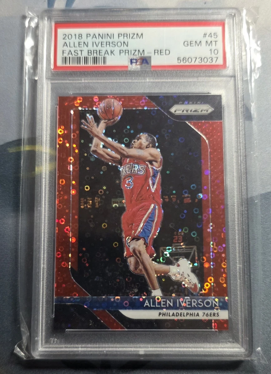 Allen Iverson Professional Sports Authenticator (PSA) Basketball