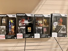 MOOSE TOYS FANDROP DIORAMA  MARVEL MV01 MV02 MV03 MV04 *Set of Four*   NEW