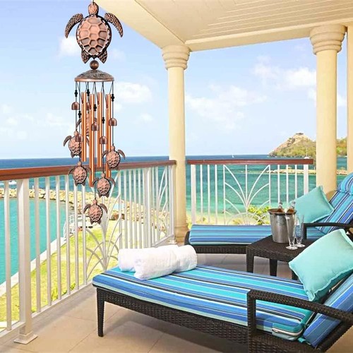 Garden Yard Home Decor Sea Turtle Gifts Wind Chimes Outdoor Clearance - Picture 7 of 7