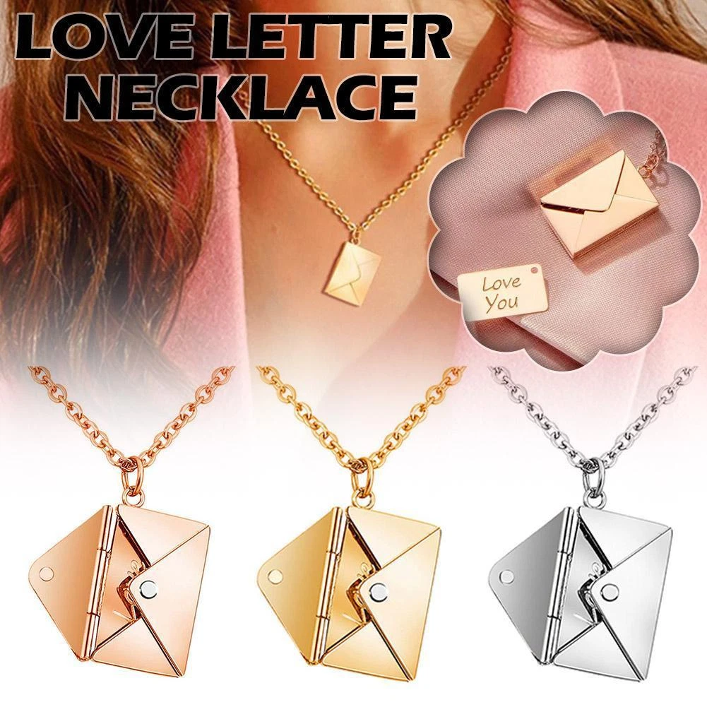 Engraved on sale letter necklace