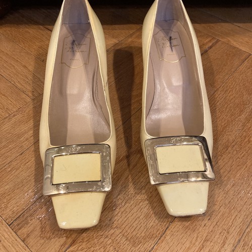 ROGER VIVIER WOMENS PUMPS SHOES SIZE 38 1/2 MADE IN ITALY - Picture 5 of 13