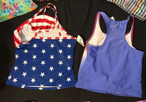 Girl’s 9 Pc Lot New Mismatched Swimwear Sz 6-16 Cat & Jack, Art Class #1063 - Picture 10 of 16