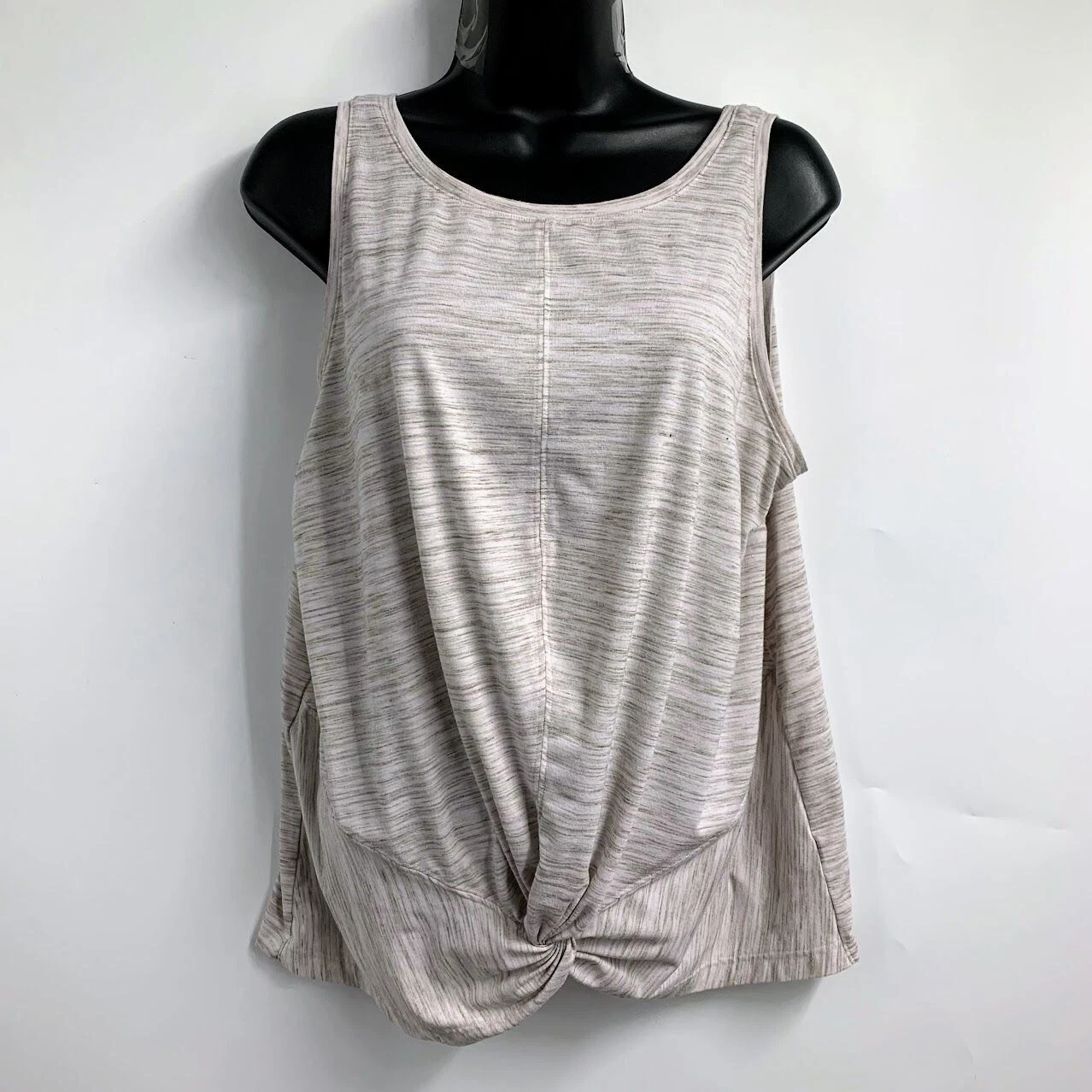 athleta essence twist front space dye yoga tank-top