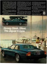 1978 Jaguar XJ-S Dark Blue Coupe Vintage Print Ad