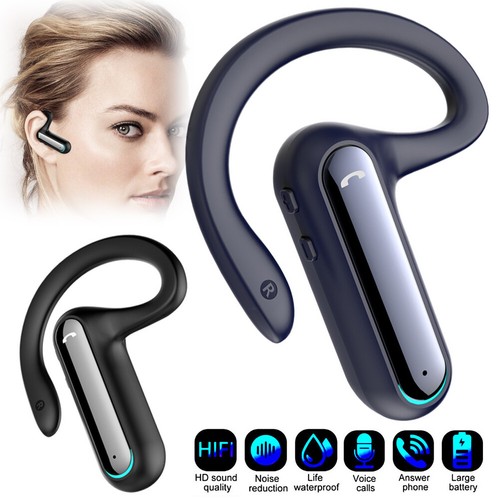 Business Bluetooth Earphone Hands-free 180° Rotating Earpiece for Android iOS - 第 1/14 張圖片
