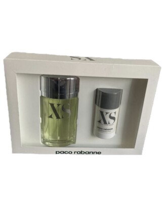 XS Paco Rabanne Men s Set 3.4 oz EDT Spray + 2.2 oz Deodorant Stick NIB Rare