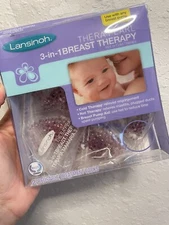 Lansinoh Thera Pearl 3-in-1 Hot or Cold Breast Therapy 2 Reusable Treatment Pack