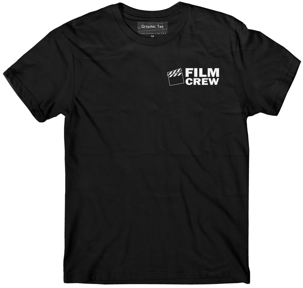 FILM CREW T-shirt GLOW IN THE DARK, Production crew, Movie crew, Staff t-shirt