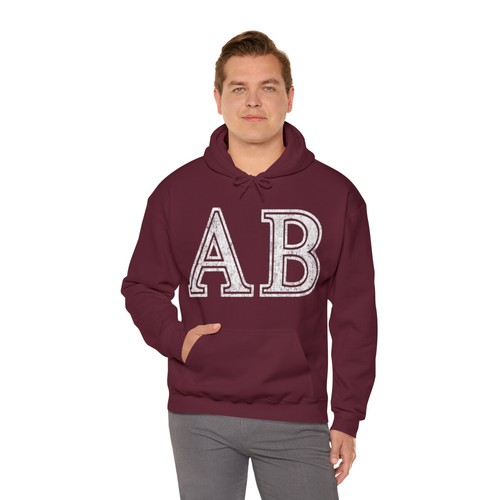 Alpha Beta Ab Retro Graphic Hoodie, Sizes S-5XL - 第 14/64 張圖片