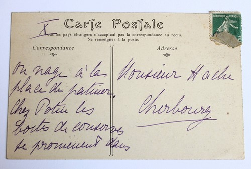 CPA 75 - INONDATION PARIS JANVIER 1910 LE COURS LA REINE, ANCIENNE CARTE POSTALE - Picture 2 of 2