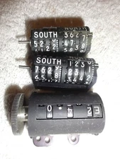 BOWMAR X-768 & LITTON LATTITUDE POTENTIOMETER COUNTER LOT WASHINGTON SCIENTIFIC