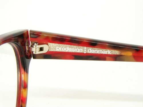 NEW PRODESIGN DENMARK 1750 4034 RED DARK DEMI /TORTOISE EYEGLASSES 53-15-135mm - Picture 10 of 12