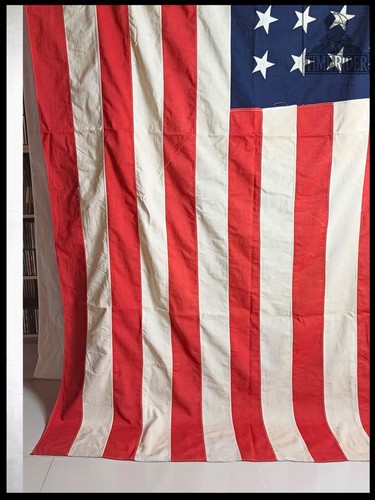‘40s-‘50s 48 Stars United States Of America U.S.A Cotton Flag - Picture 4 of 18