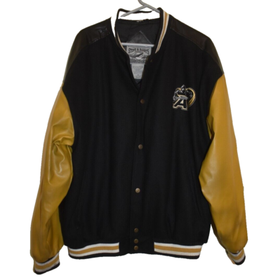 ARMY ロゴ ブラック ナイロンジャケット S Army Black Knights Varsity Jacket Men's XL Wool Acrylic Bomber