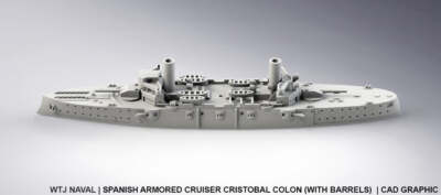Cristobal Colon - Spanish Navy - Pre Dreadnought Era - Wargaming - Axis and Alli