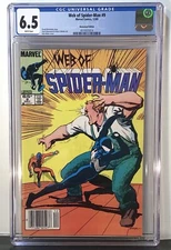 Web of Spider-Man #9 cgc 6.5 (1985) Newsstand Edition 