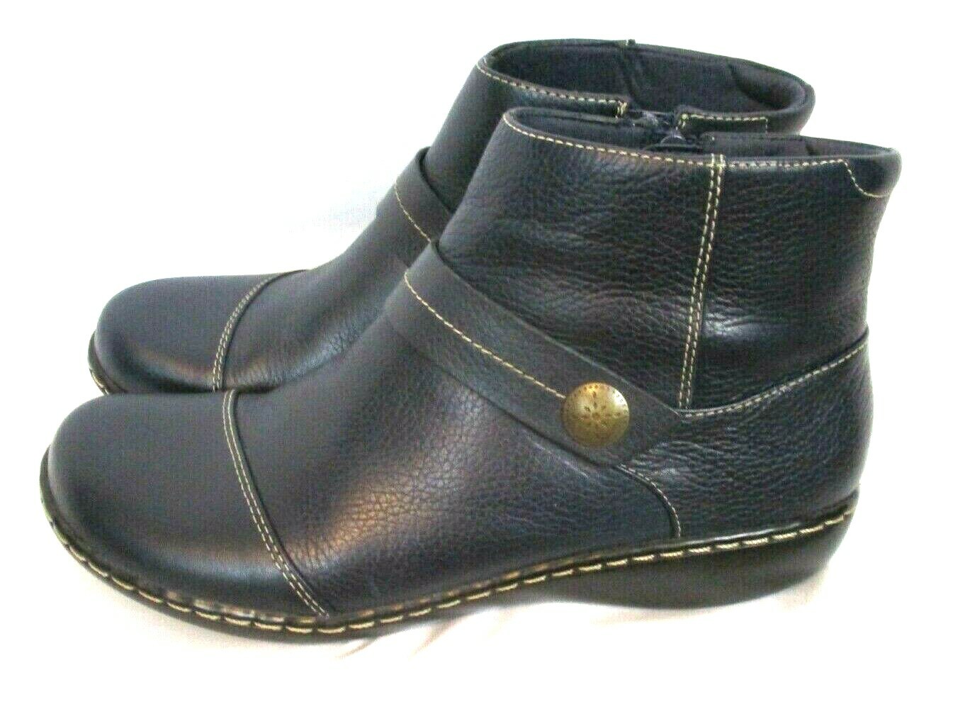 Clarks Collection Leather Ankle Boots 