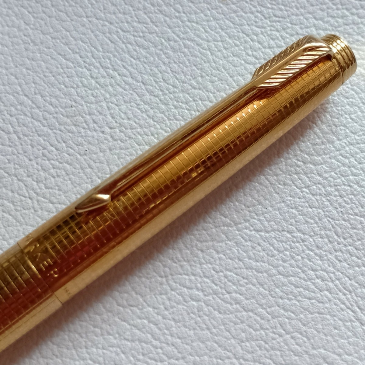 Vintage Parker 75 Fountain Pen 14K G.F. CAP & BARREL -U.S.A.- | eBay