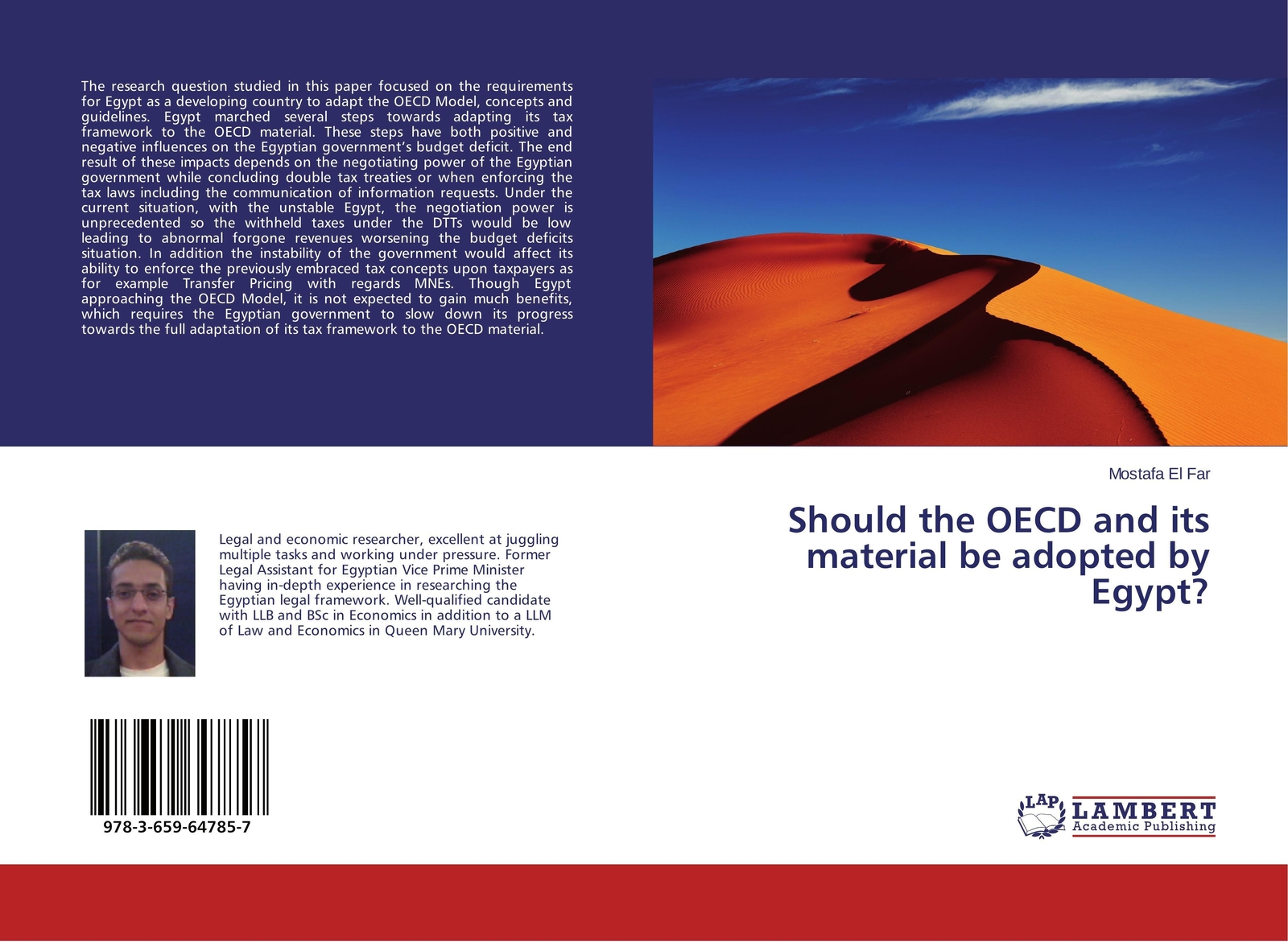Thumbnail - Should The Oecd And Its Material Be Adopted By Egypt? Mostafa El Far