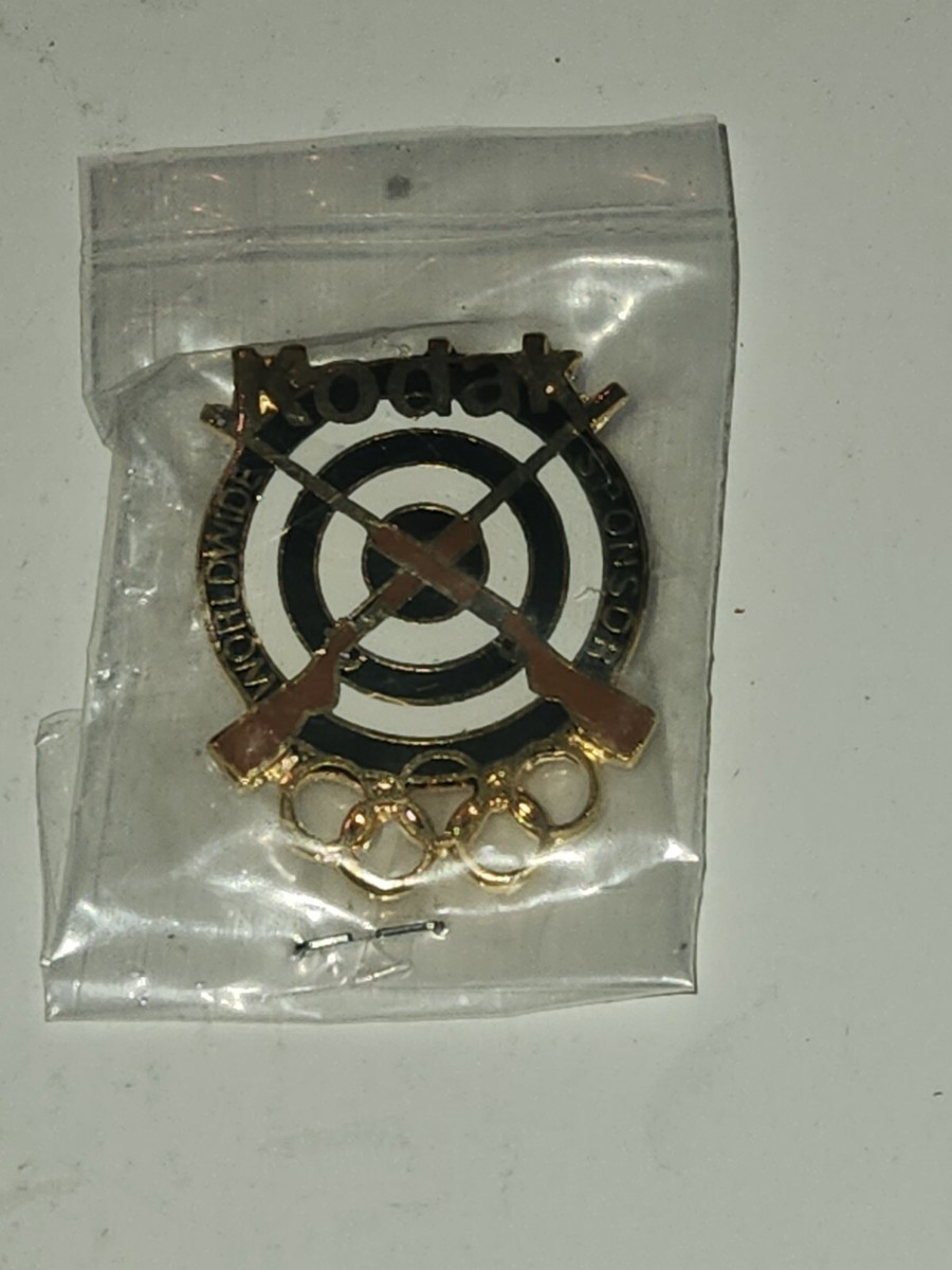 Pin's Kodak Jeux Olympiques - Modèle Tir - Email, Vintage, Sponsor Officiel