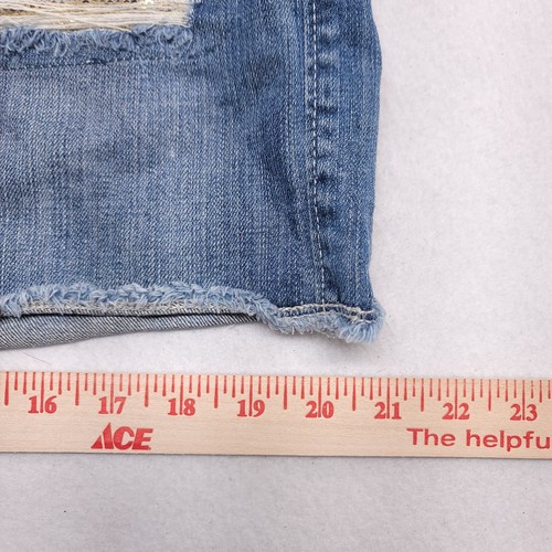 Elle Casual Medium Wash Denim Jean Skirt Womens Size 8 Blue - Picture 6 of 9