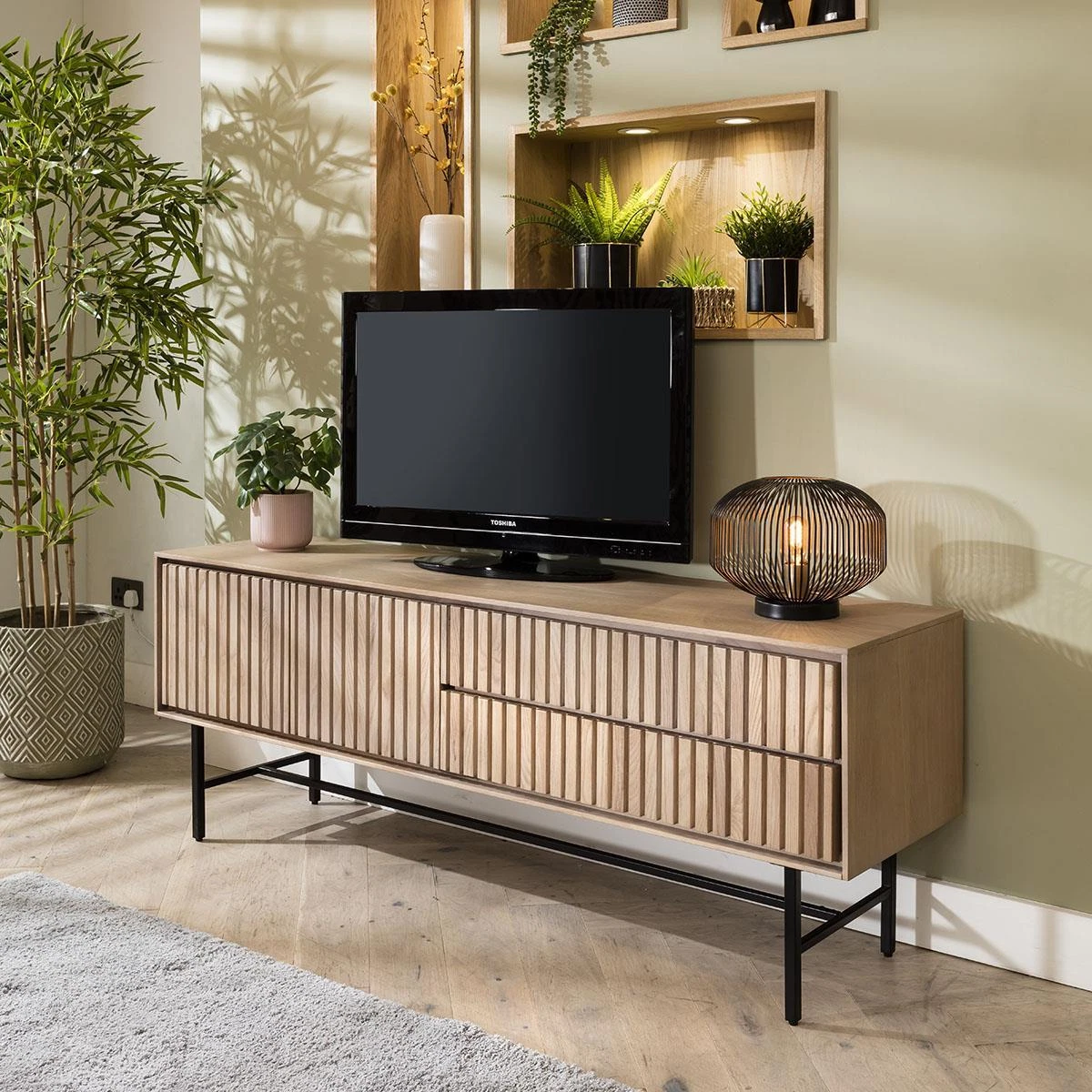 Natural tv stand outlet
