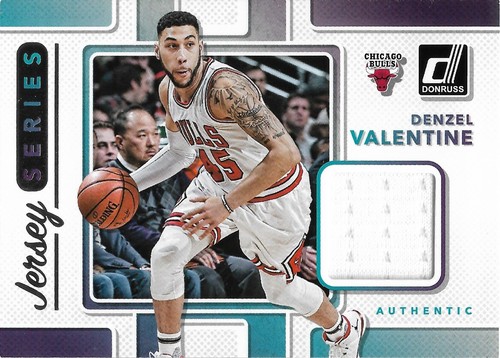2017 Panini Donruss Basketball Denzel Valentine #JS-DW