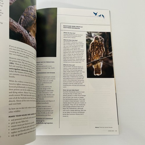 4 x AUSTRALIAN BIRDLIFE Magazines 2020/2021 - Picture 13 of 17