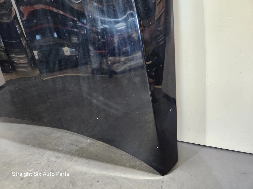 ✅ 09-11 OEM BMW E90 E91 328 335 Sedán Capó Panel Negro 668 *NOTA Foto 4 de 4