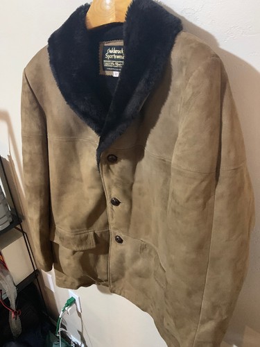 Vintage Oakbrook Sportswear Sears Leather Suede Fur R… - Gem