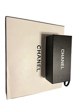Chanel Sunglasses Eyeglass Outer Black Empty Box With Chanel Shopping Bag
