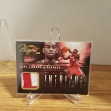 2013-14 Panini Intrigue First Flight Unis 9/20 Carl Landry #12 Prime Patch